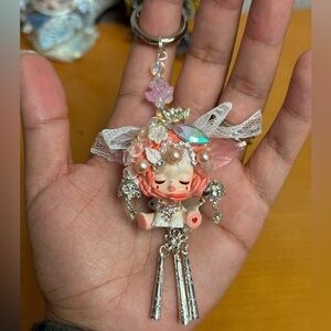 Small Skull Panda Keychain